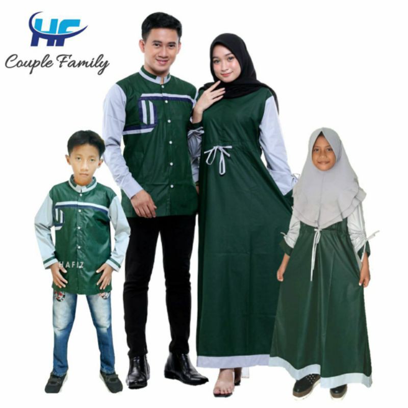 BAJU COUPLE MUSLIM KELUARGA/BAJU SARIMBIT MUSLIM/COUPLE KELUARGA RAYA SERIES TERBARU