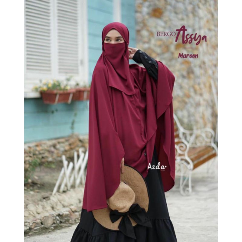 [NEW] Bergo Assya Bergo tali Jumbo ori by Azda