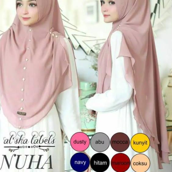 ▼ khimar jilbab nuha mat swaro Ceruty Babydoll ➦