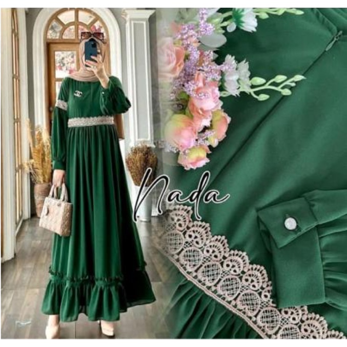 Gamis Kondangan Wanita Jumbo Ld 120 130 140 SIENNA DRESS S M L XL XXL 3XL 5L Gamis Ceruty Babydoll Terbaru 2022