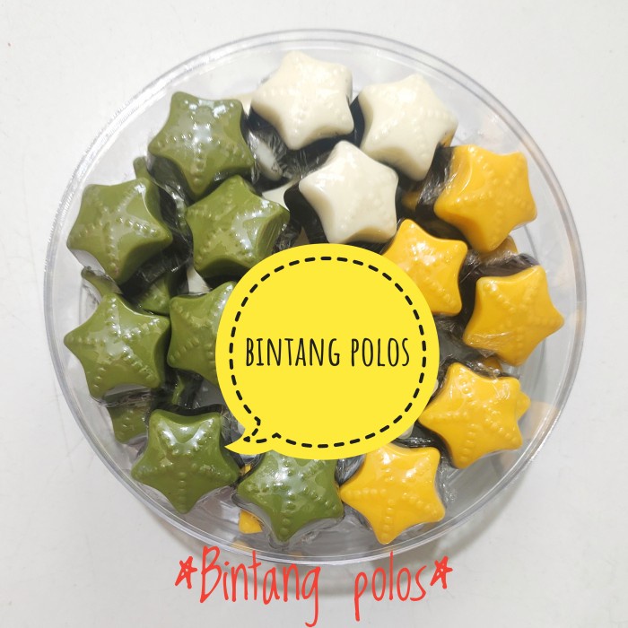 

Cokelat Karakter Bintang Polos 200gr Toples - Cokelat Praline Enak