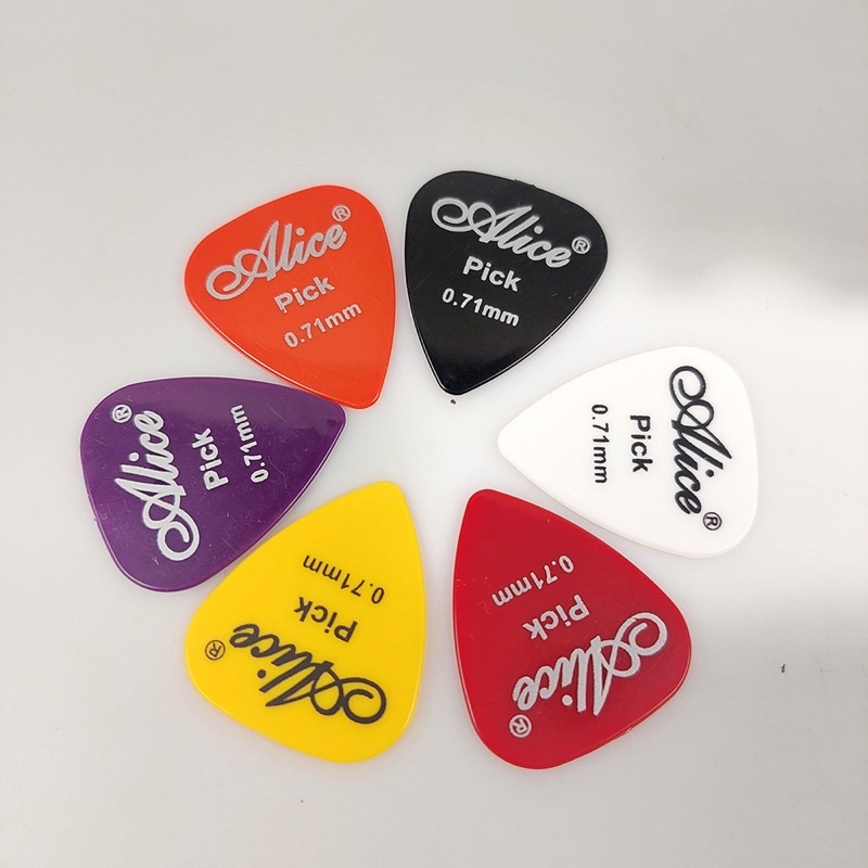 Alice Pick Gitar Akustik 12 PCS - AP-12P - Multi-Color