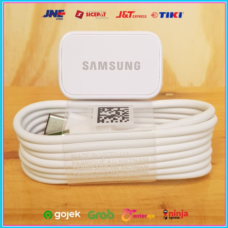 CHARGER SAMSUNG TIPE C TYPE C S8 S9 S10 NOTE 8 9 A20 A30 A31 A40 A50 A51 M20 M30 M50 ORI 100%