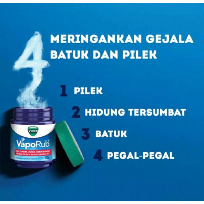 Balsem Vicks VapoRub (Obat Gosok Pilek, Batuk, Flu)