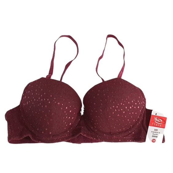 Bra / BH Elena 28958 (Busa Sedang, Cup B, Pakai Kawat, Kait 2, Bisa Lepas Tali)