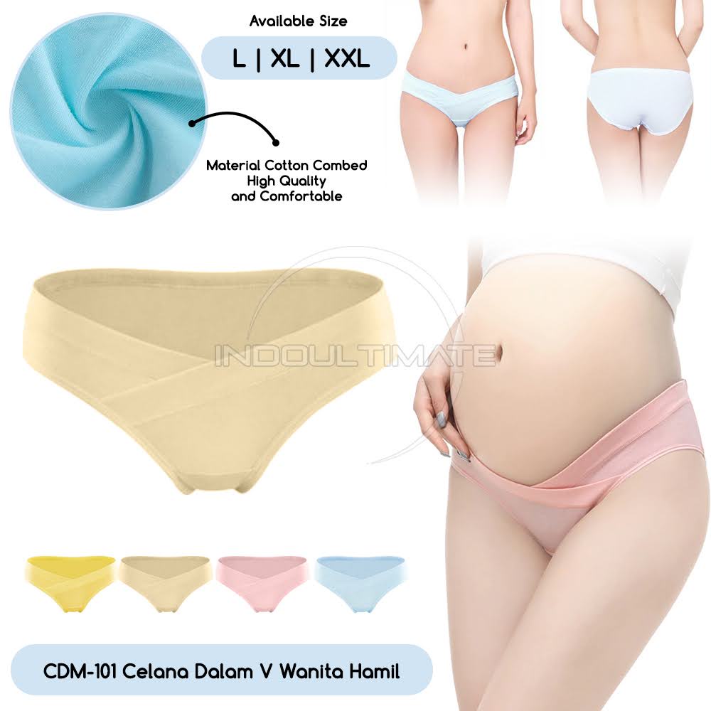 1Pcs Celana Dalam Wanita Hamil Katun Celana Dalam Ibu Hamil Melahirkan Pakaian Dalam Hamil CDM-101