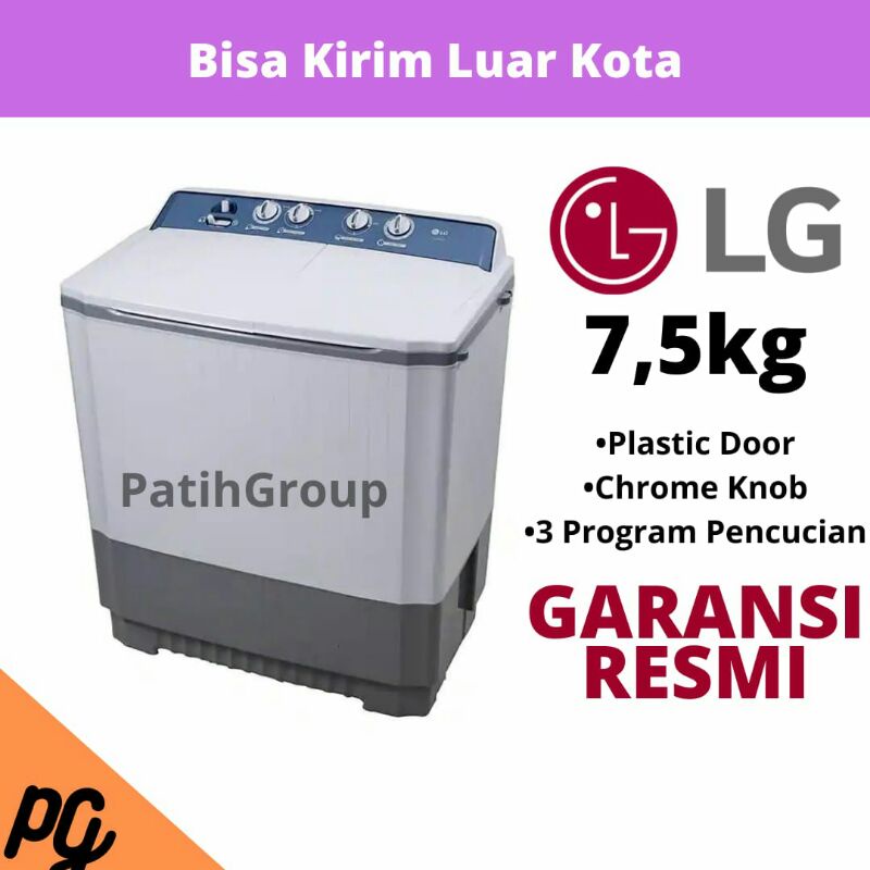 Mesin Cuci LG 7,5kg 2 Tabung