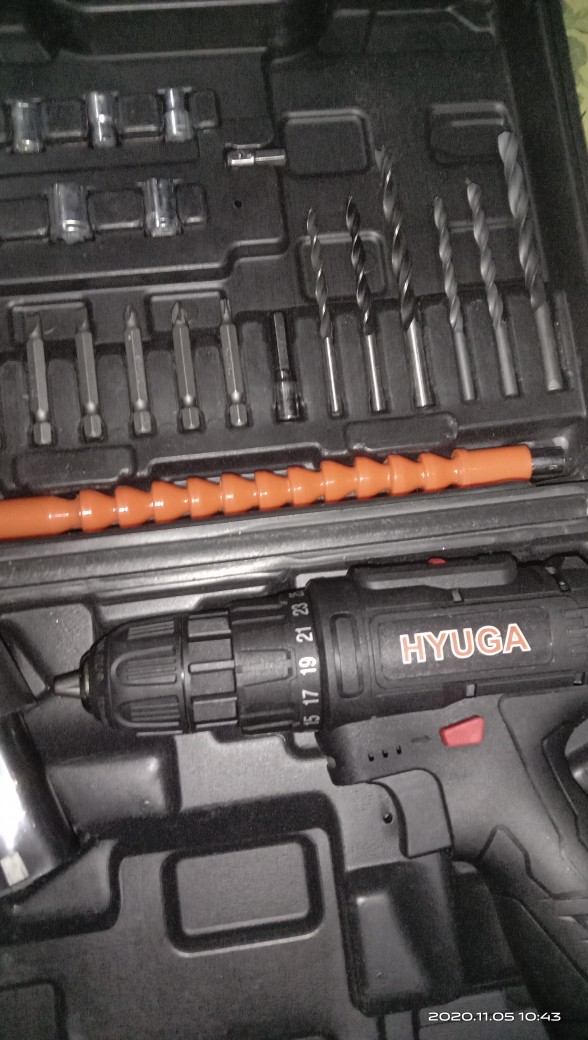 Bor Baterai Cordless Hyuga 13volt Tembok Besi Kayu Japan Tahan Panas Promo