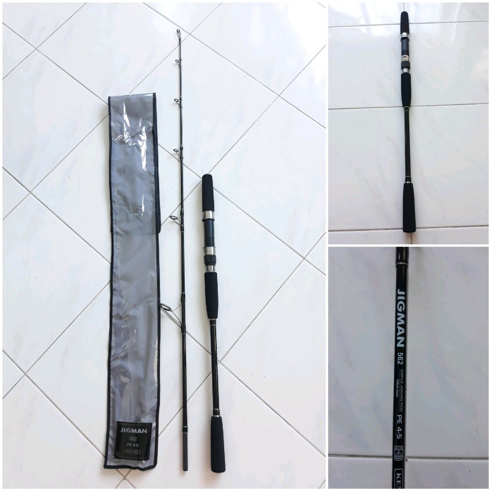 Joran stik pancing kenzi jig man pe 4-5 Murah