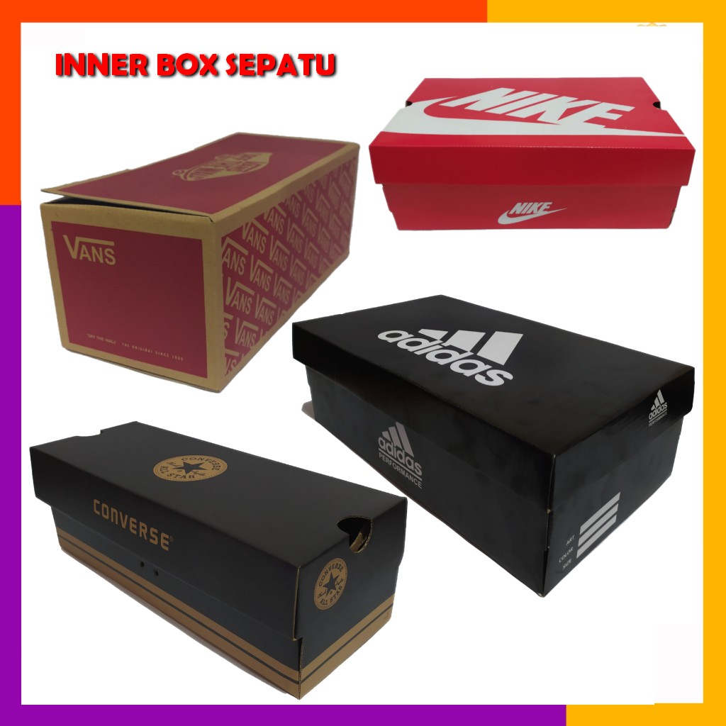 BISA COD BOX DUS KARDUS INNER BOX KOTAK PAPERBAG SEPATU