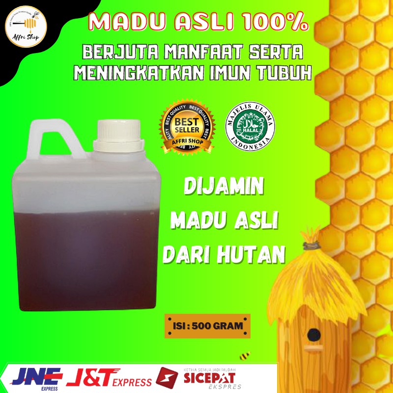 

MADU ASLI MADU MURNI ASLI MADU HUTAN MADU MULTIFLORA ISI 500 GRAM/NON LABEL