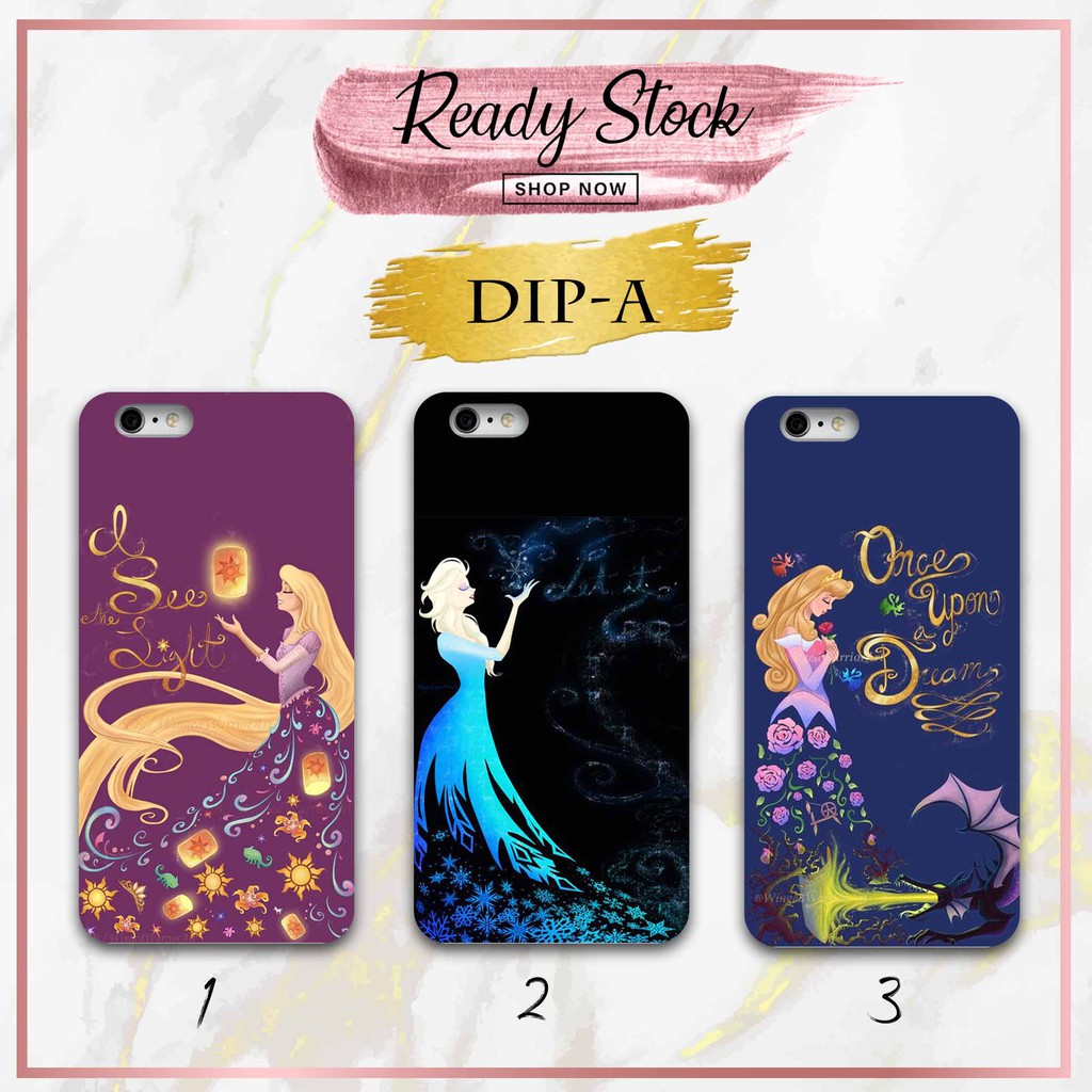 [SILIKON] Disney Princess Beauty Series Casing Case Vivo