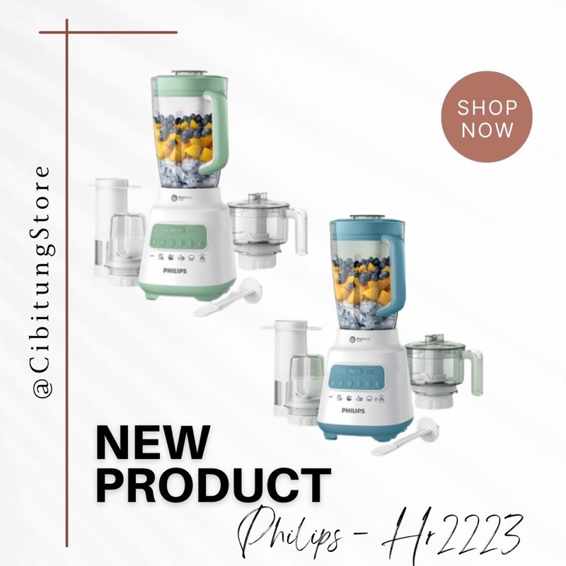 PHILIPS Blender Plastik 2 L HR2223 / 2223 / 2223/30 / 2223/60