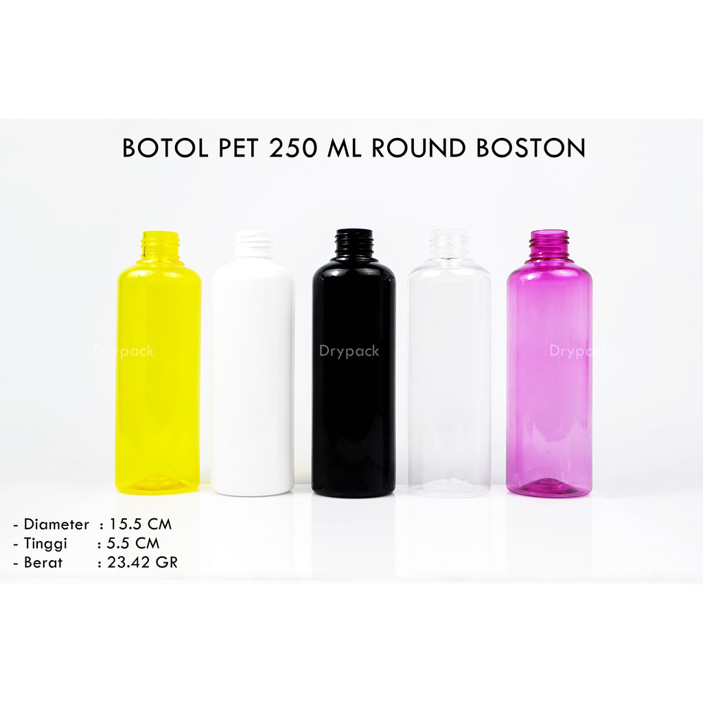 Botol PET 250 ml Tanpa Tutup