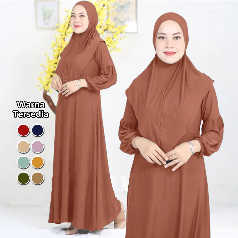 Khaira Maxy - Baju Gamis Jumbo Wanita - Dress Muslim - Gamis Dewasa - Tunika