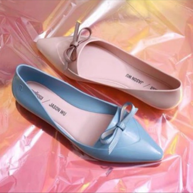 Melissa jasonwu pointy pink import - sepatu wanita