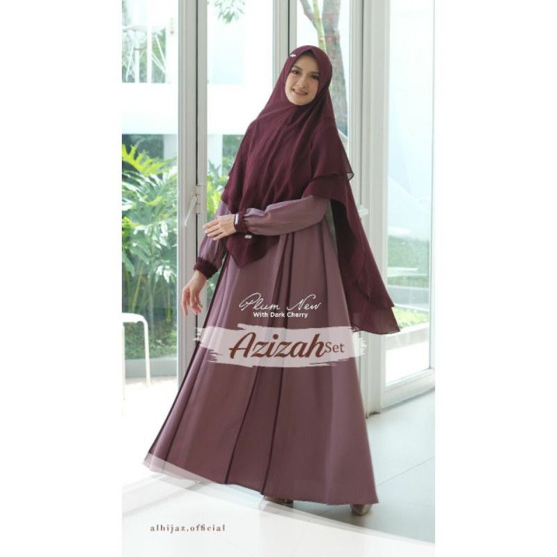 Azizah alhijaz set gamis syar'i
