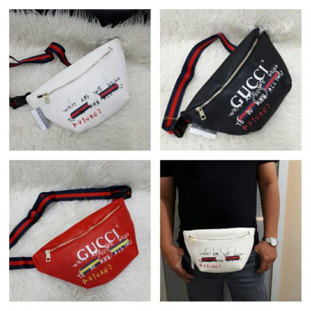 PROMO  Gucci Coco Captain Waist Bag / Belt Bag Semprem Impor ( Tas Pinggang )