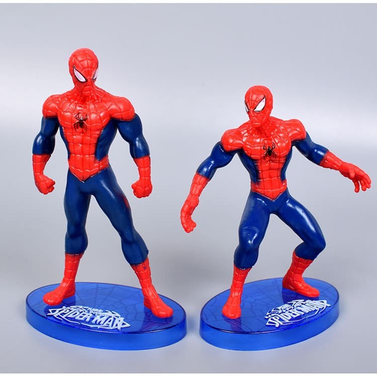 1 Set Pajangan Hiasan Kue Avengers Spiderman isi 7