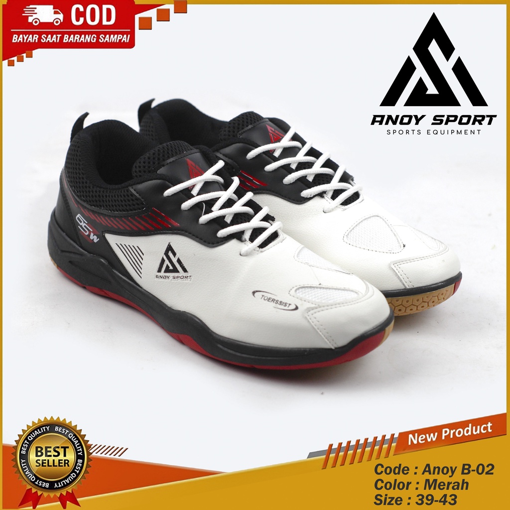 Sepatu Pria Anoy B-02 Sepatu Badminton Sepatu Olahraga Indoor Outdoor Pria Original