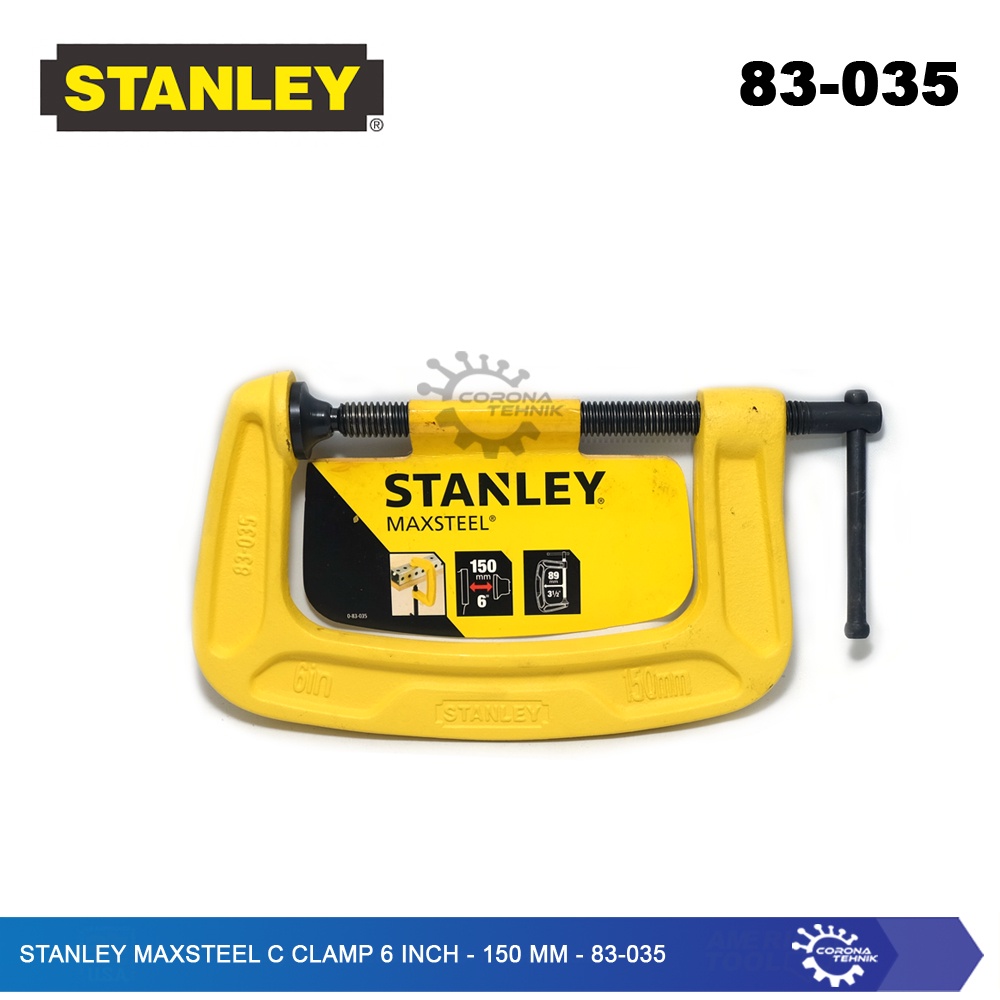 83-035 - Stanley MaxSteel C Clamp / G Clamp 6 Inch - 150 mm