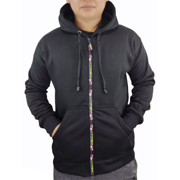Jaket Switer Kaos Hoodie Resleting Harga Promo Pria Wanita Unisex Hudi Murah Bahan Tebal Model Terba