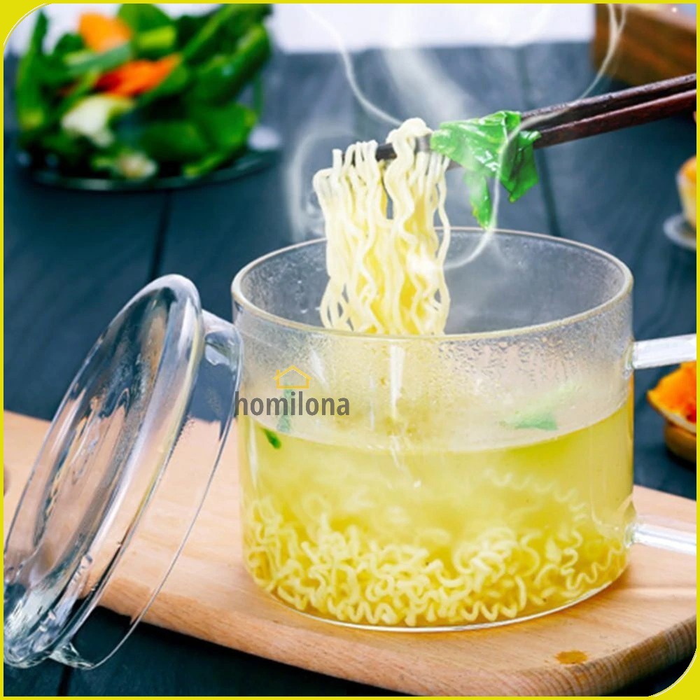 Pot Panci Masak Stewing Soup Pot Model Gagang 14CM 15CM - One Two Cups YWJ-1265 - Transparent