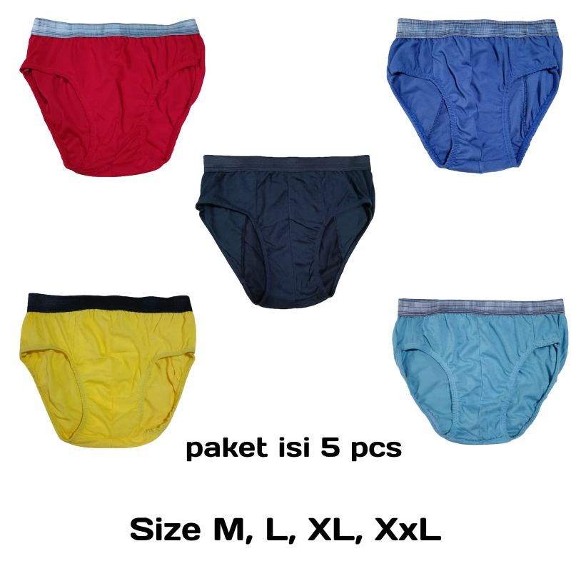 Celana Dalam Pria Dewasa Size M.L.XL.XXL Bahan Katun Langsung Dari Konveksi