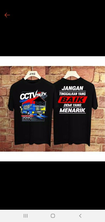  KAOS  CCTV  TRUK  MANIA TR19 KAOS  TRUK  KAOS  PRIA KAOS  