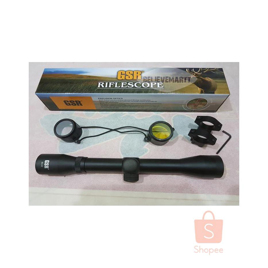 TEROPONG TPO2G98 TELESCOPE GSR 4X32 WA SENAPAN RIFLESCOPE TELE