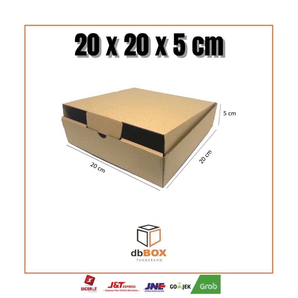 Kardus 20x20x5 cm | Box Die Cut dan Easy Usage | Box Kue Tart | Box Aksesoris | Dus Lebaran | Box Idul Fitri | Box Hampers Lebaran | Dus Kue Idul Fitri-1