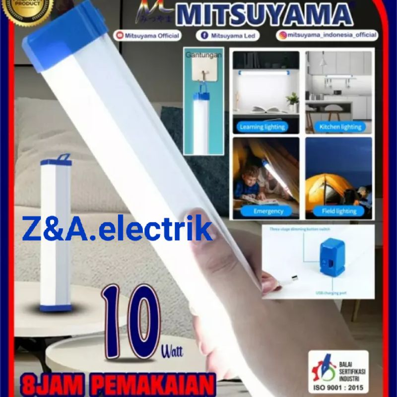 Lampu T5 Emergency 10w MS-E7610 Lampu belajar MITSUYAMA