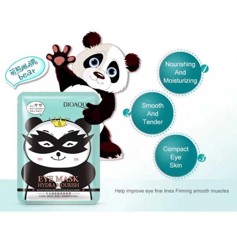 Black Eye Panda Mask / Masker Mata / Mencerahkan