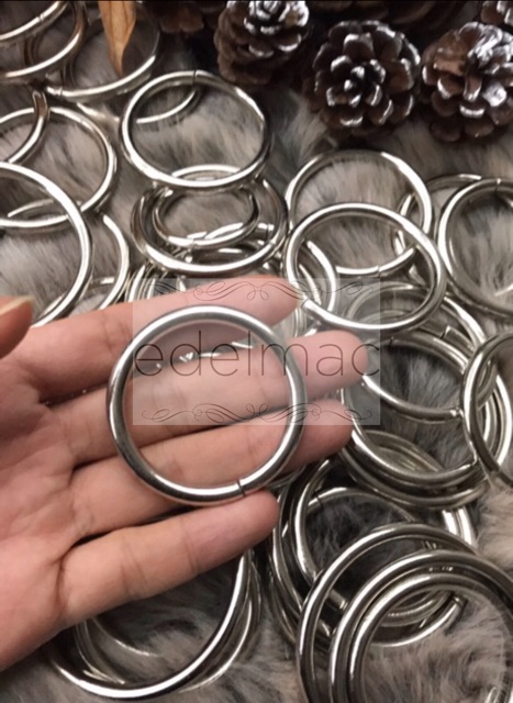 Ring O Bulat Nikel Besi | 2cm - 7,5cm