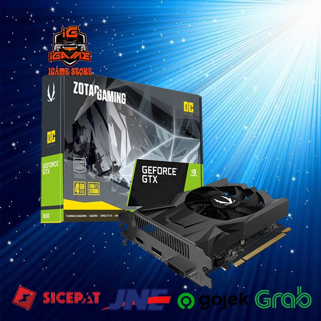 ZOTAC GAMING GeForce GTX 1650 OC 4GB GDDR6 NAMPOL PANSER