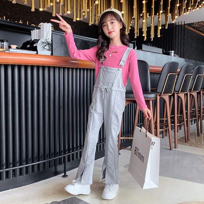 Setelan Overall Anak Perempuan Modern