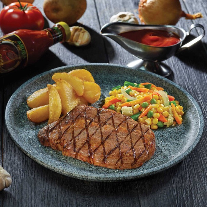 

Daging Sapi Segar/Iga Sapi Tanpa Tulang - ABUBA Steak New Zealand Rib Eye