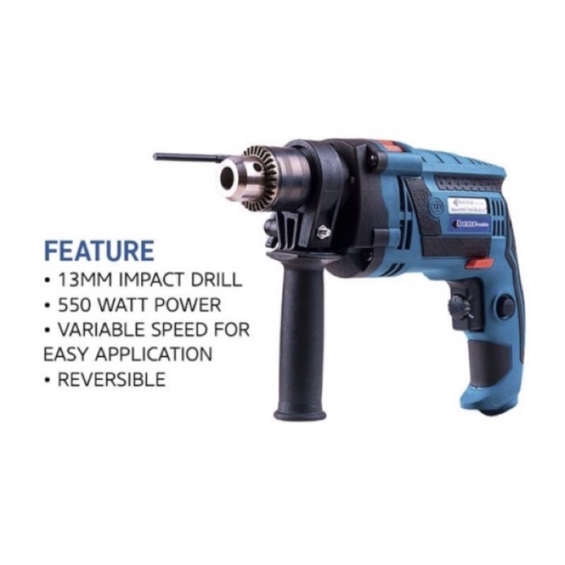 BOR 13mm BZ-8813RE Mesin bor beton tembok benz 13 mili premium series impcat drill BZ8813RE