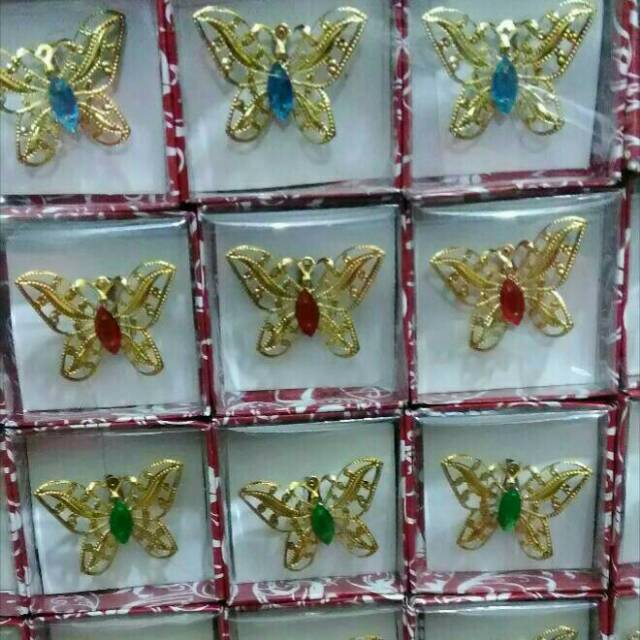 SOUVENIR PERNIKAHAN /KHITANAN BROS KUPU2 EMAS ,BONUS KARTU UCAPAN TERIMAKASIH