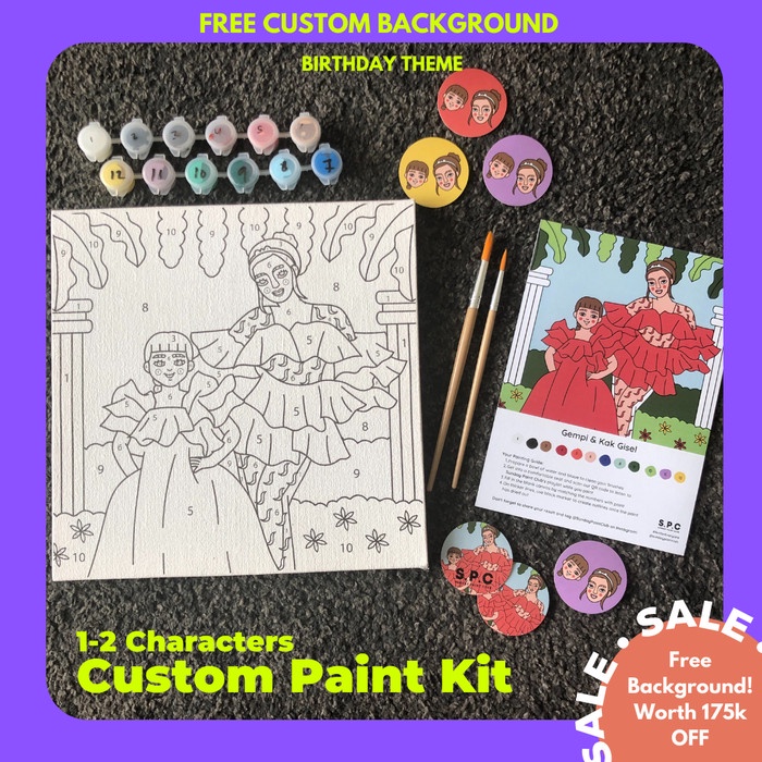 

Produk Terbaru Paint By Number Kit - Birthday Special (Custom) Sunday Paint Club