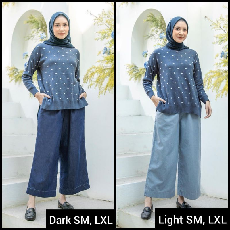 Cullotes Jeans Celana Kulot by Heaven Lights HL