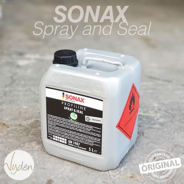 SONAX SPRAY And SEAL 260ml ECER Spray Sealant Semi Coating Efek Daun Talas