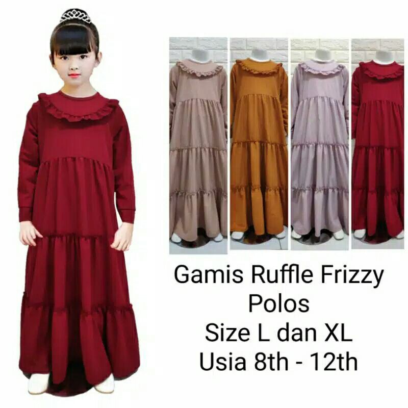 GAMIS ANAK RUFFLE