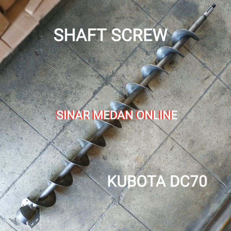 DC70 Shaft Screw Kubota DC 70 Ulir Ulir Padi Combine Harvester