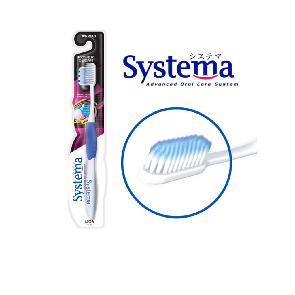 SYSTEMA TOOTHBRUSH POWER CLEAN BIG HEAD