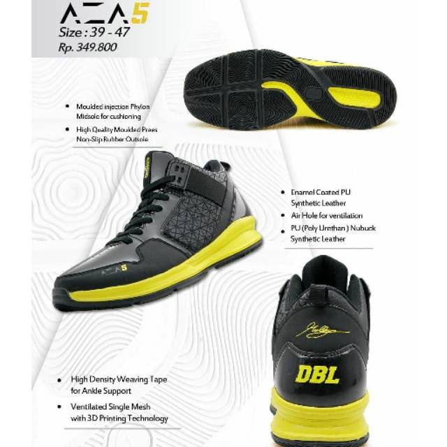 Sepatu Basket DBL Ardiles Murah - Dbl AZA5 - Medan