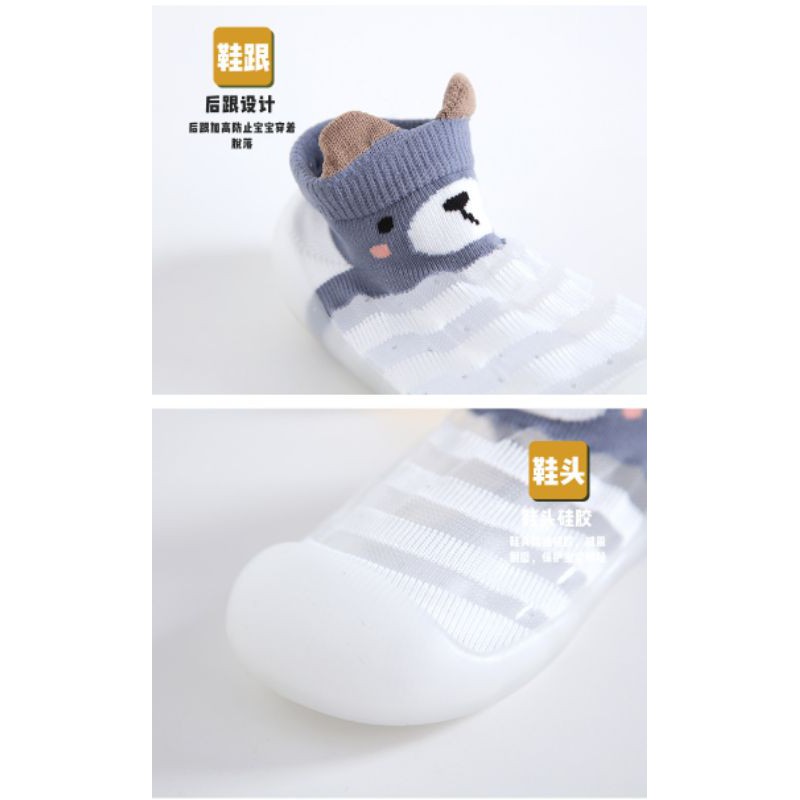 SEPATU BAYI PREWALKER / KAOS KAKI BABY ANTI SLIP