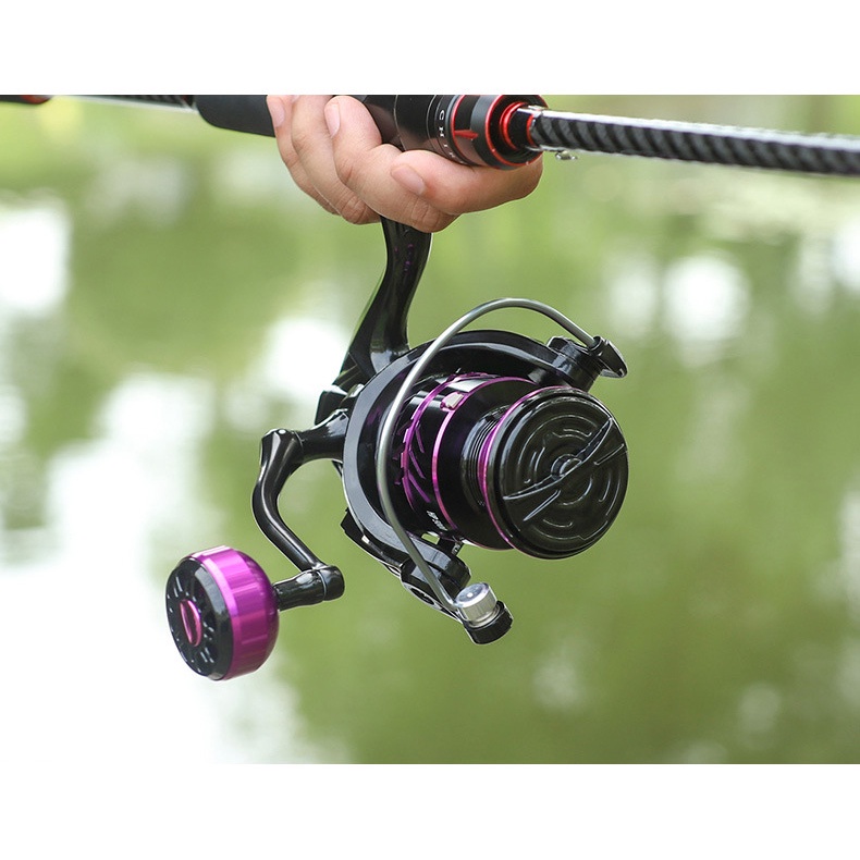 Spinning Fishing Reel Pancing Bahan PaduanBesi 10kg Drag CNC Handle Spinning Reel Fishing Wheel Fishing Gear Air Tawar Dan Air Laut Dapat Digunakan Gulungan Kabel Murah