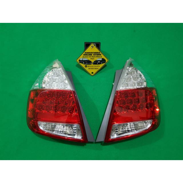 Stoplamp Lampu Belakang Honda Jazz GD3 IDSI VTEC Full LED Clear