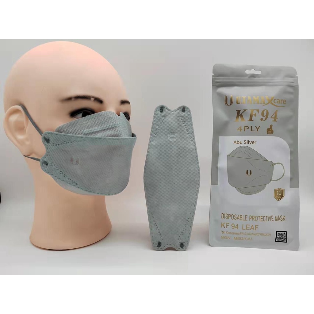 Masker KF94 UtamaXcare 4ply Warna Isi 10pcs/pak